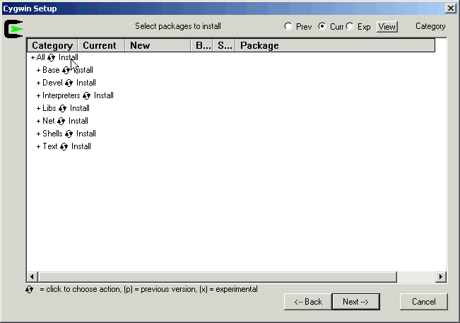 Cygwin Setup